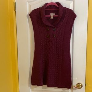 ⬇️Price Drop! Juniors Size L Burgundy Sweater